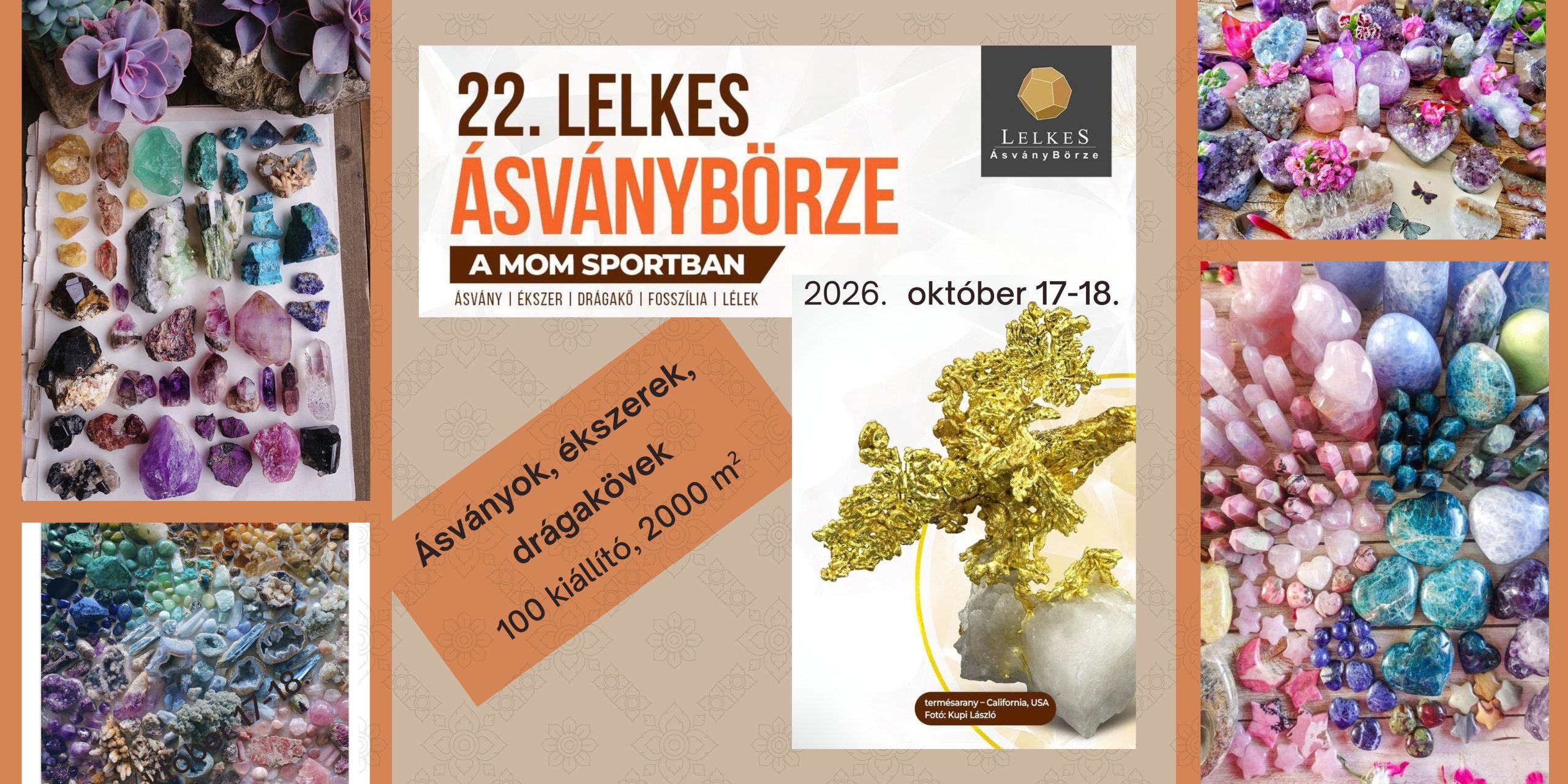 Ahol az ásványok történeteket mesélnek - 22. Lelkes Ásványbörze a MOM Sportban